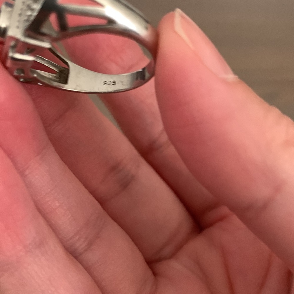 Vintage Ruby/White Sapphire Ring - image 6